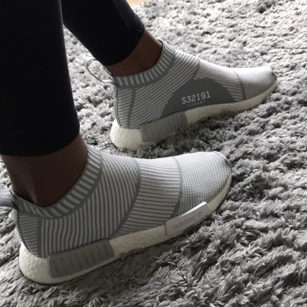 Adidas NMD CS1 City Sock PK Primeknit White Grey